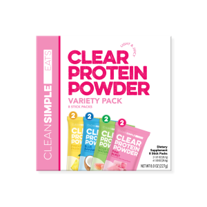 Clear Protein Powder: Variety Pack (8 Single Serving Packs)