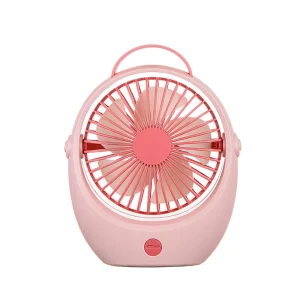 Mini Desktop USB Fan: Portable, 3-Speed, Rechargeable
