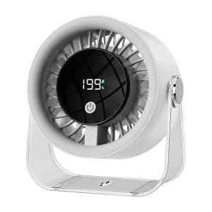Desktop Upright Fan — USB-Rechargeable Mini Office Fan